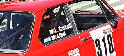 Luigi Castelli su BMW 2002 ti alla 47. Salita Cividale Castelmonte