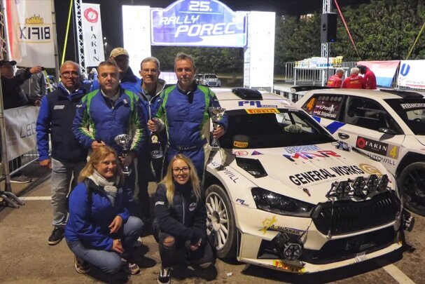 Federico Laurencich e Alberto Mlakar secondi assoluti al 25 Rally Poreč