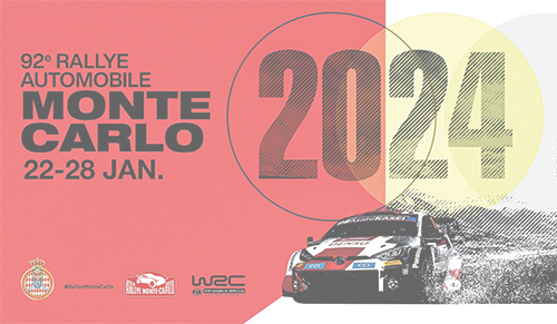 Locandina Rallye Monte Carlo 2024