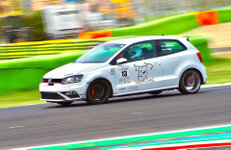 Andrea Montali Volkswagen Polo Gti Time Attack Italia sulla pista di Vallelunga